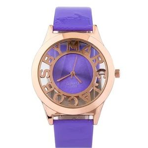 Inspired by Marc Jacobs Purple wristband watch NWT